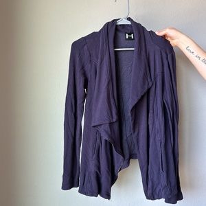 Purple Quarter Zip Blouse